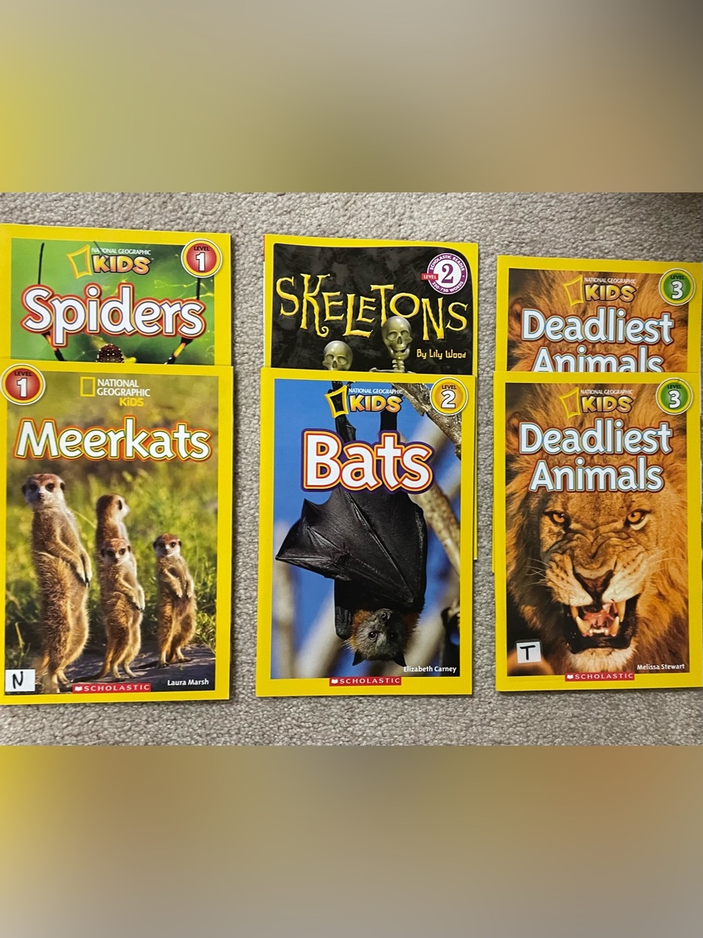 National Geographic Kids Nonfiction- 6 Different Books